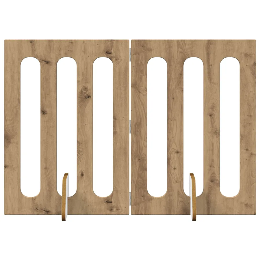 Clôture pliable pour animaux 2 pcs Chêne Artisanal - 2