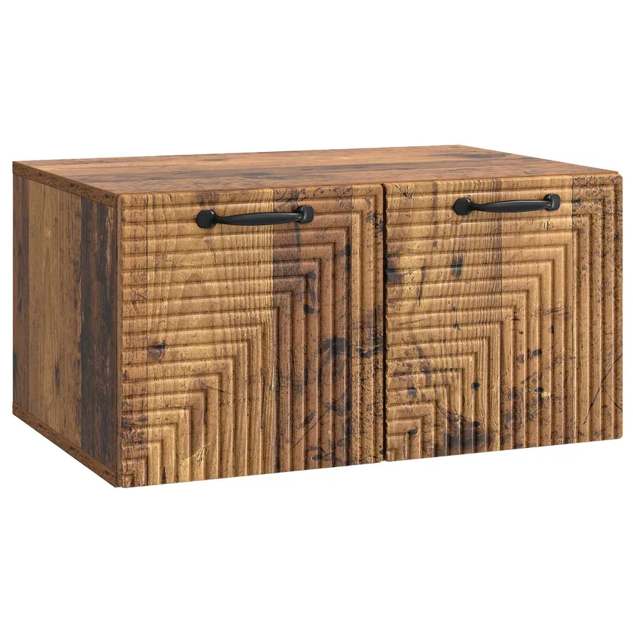 Meuble TV mural Bois ancien 59,5 x 41 x 30 cm Bois d'ingénierie - 2