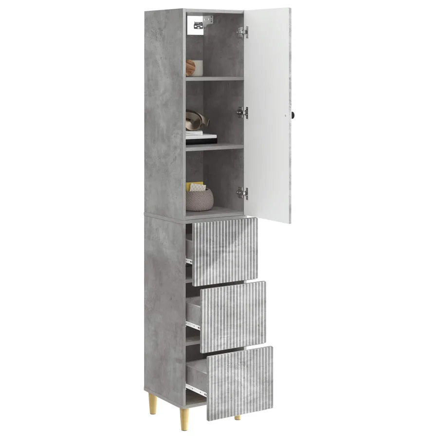 Ensemble de Meubles 2 pcs 33 x 34,5 x 90 cm Bois d'ingénierie - 3