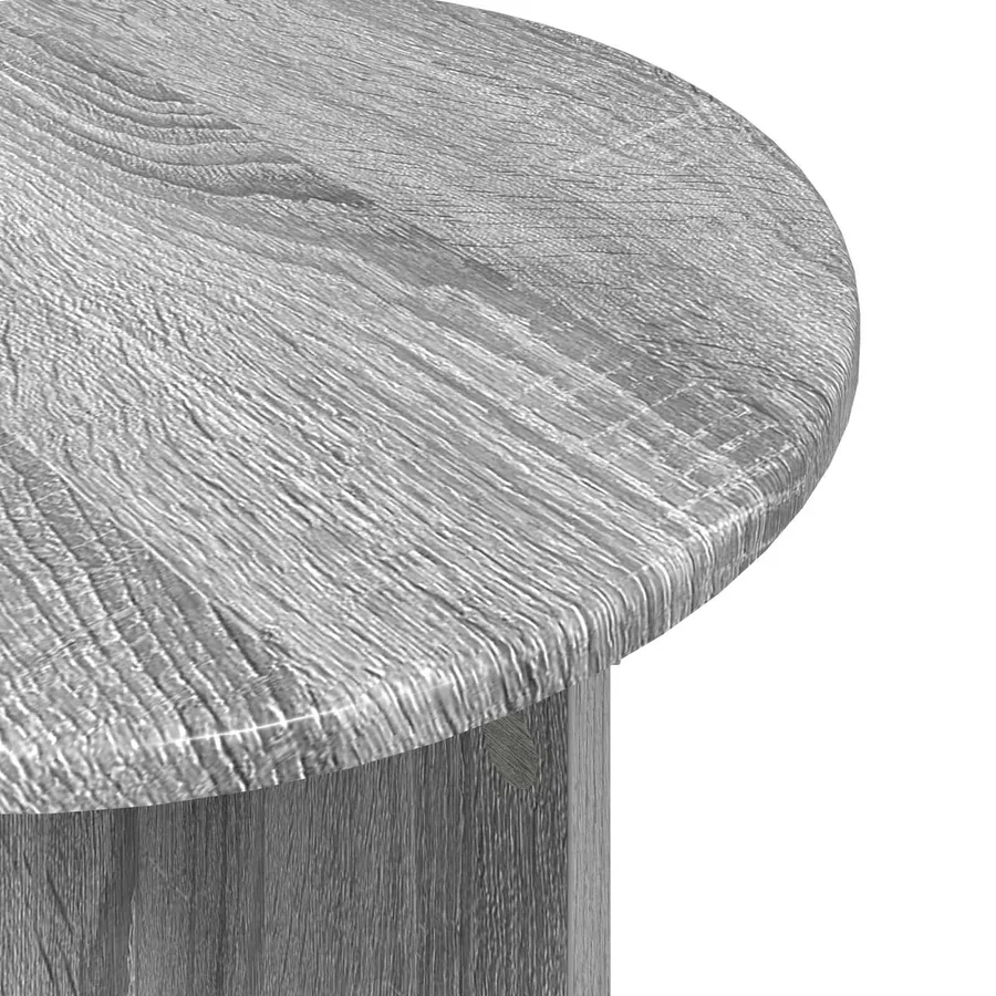Ensemble de tables d'appoint avec stockage 2 pcs Sonoma gris - 6