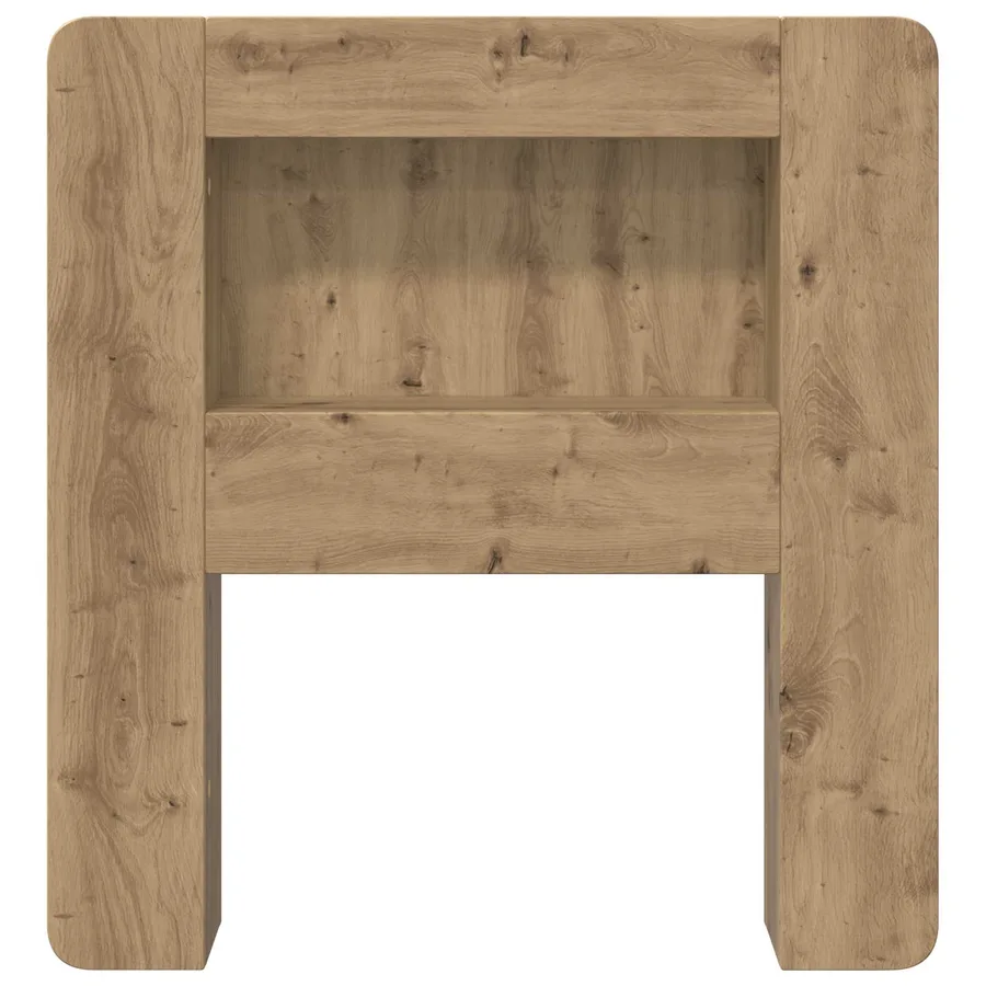 Cabinet de Tête de Lit Chêne artisanal 80 cm Bois d’ingénierie - 5