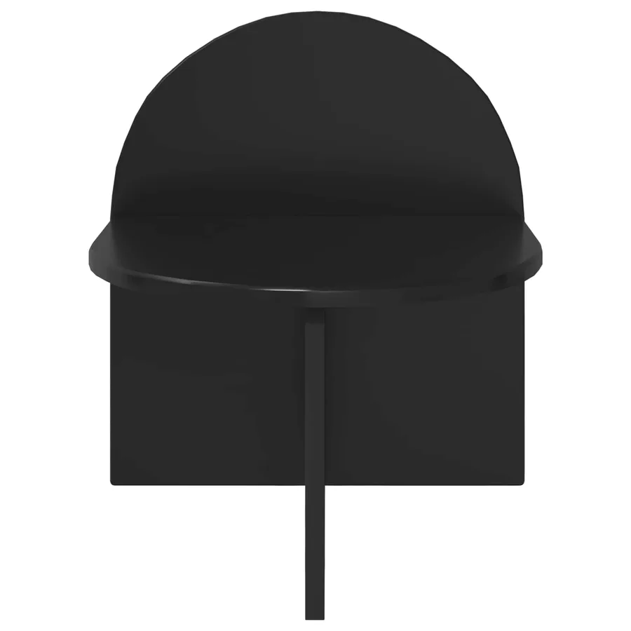 Table de chevet Chêne noir 40 x 35,5 x 45,5 cm - 4