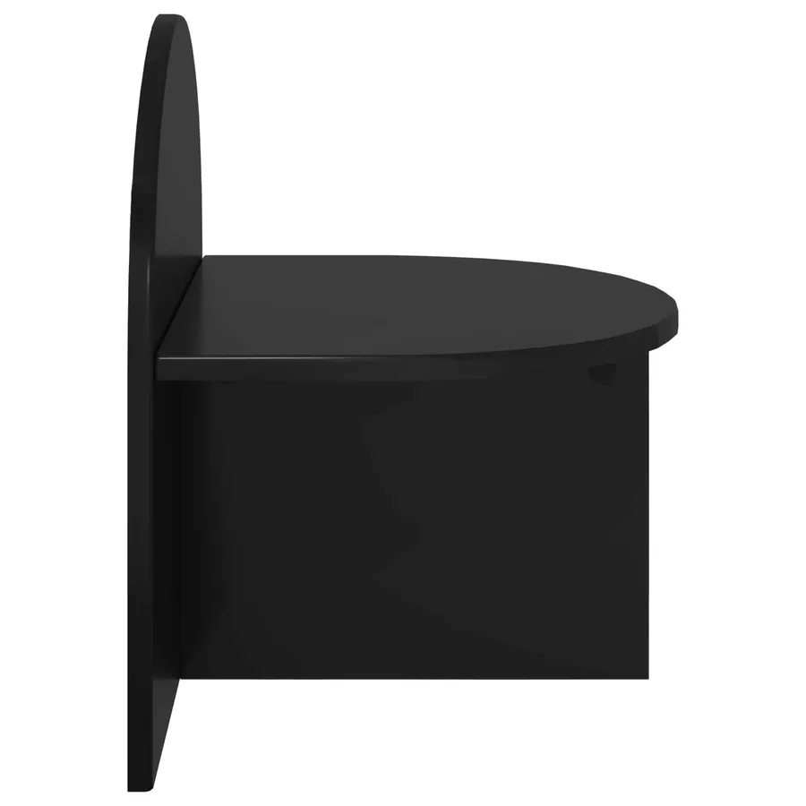 Table de chevet Chêne noir 40 x 35,5 x 45,5 cm - 5
