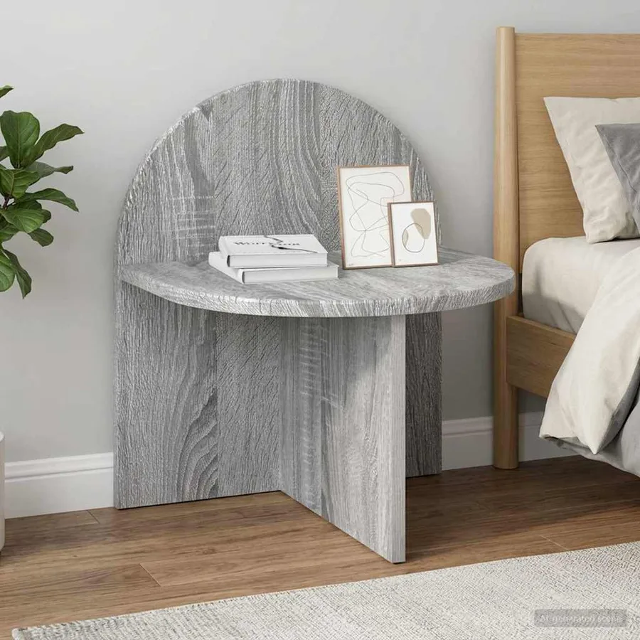 Table de chevet 2 pcs Sonoma gris 40 x 35,5 x 45,5 cm - 4