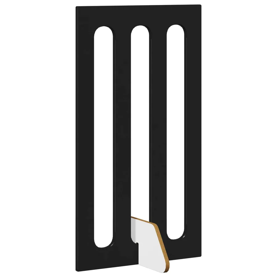 Clôture pliable pour animaux 4 pcs Chêne Noir 201 x 38 x 90 cm - 4
