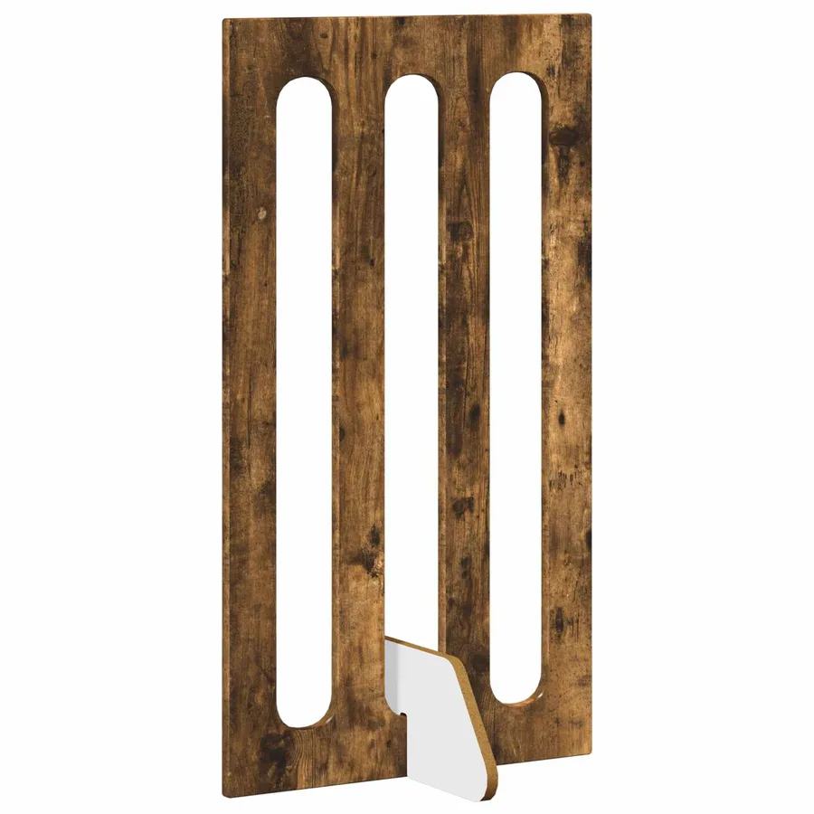 Clôture pliable pour animaux 2 pcs Chêne Fumé Bois d’ingénierie - 4