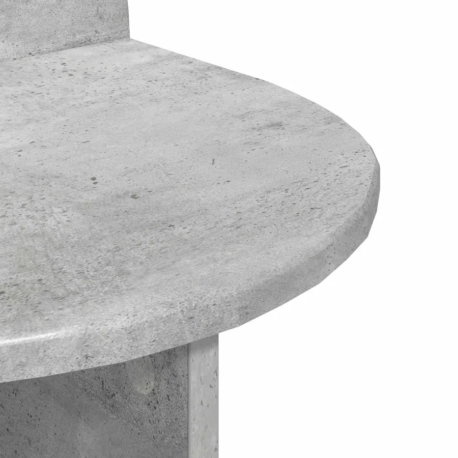 Table de chevet 2 pcs Gris béton 40 x 35,5 x 45,5 cm - 9