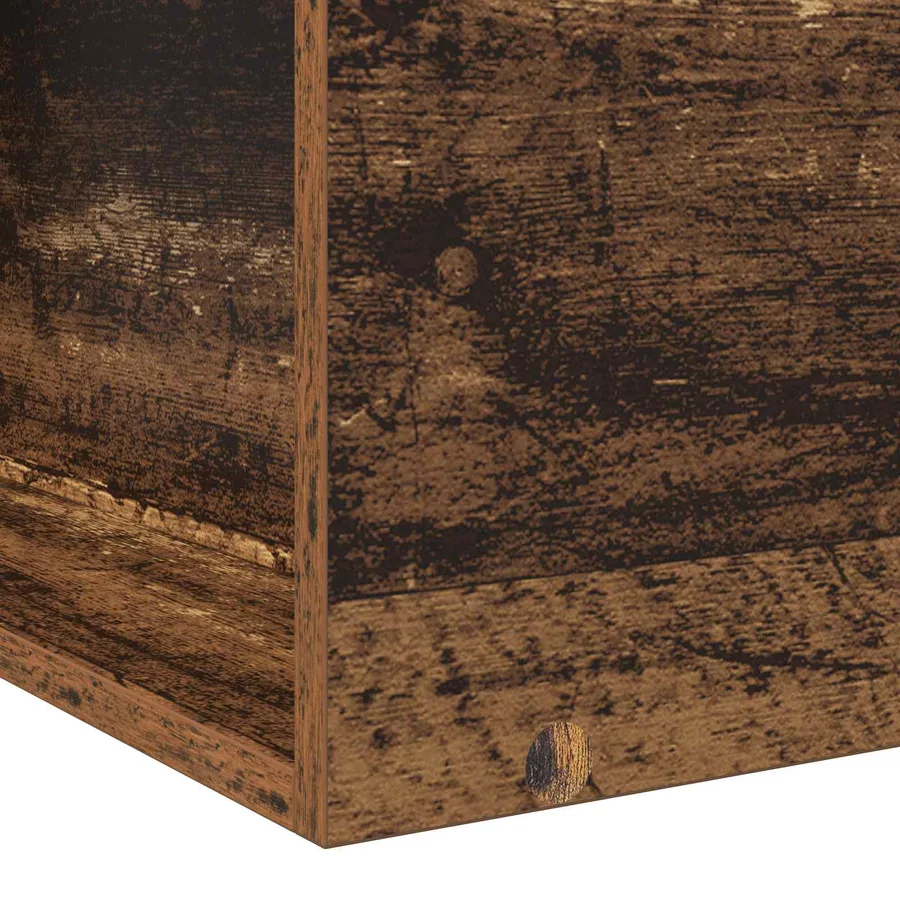 Cadre de lit avec rangement Bois ancien 80 x 200 cm - 5