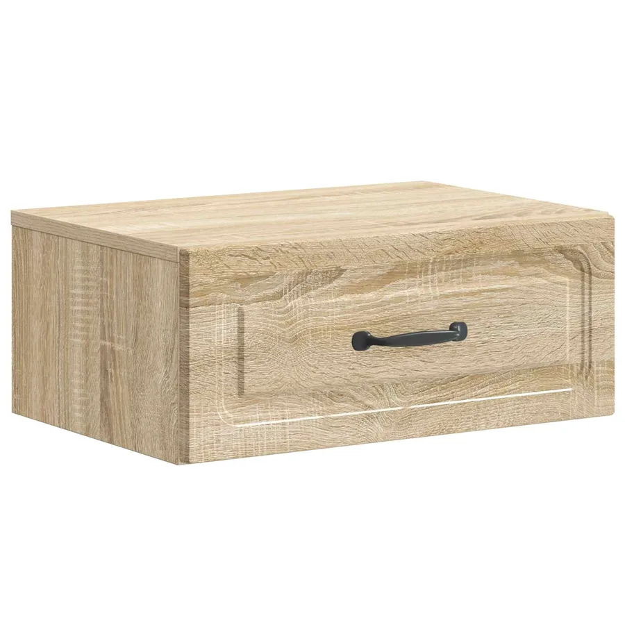 Cabinet de chevet mural 2 pcs Chêne Sonoma 49 x 34,5 x 20 cm - 5