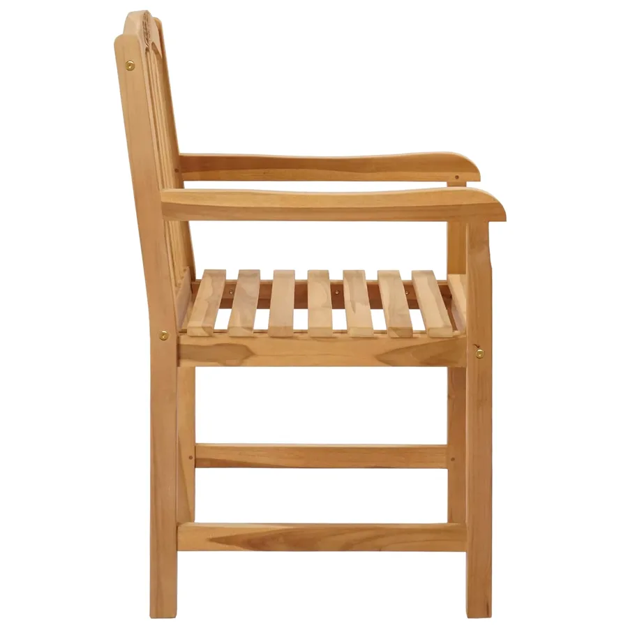 Chaise en rose sculptée à la main 2 pcs Naturel - 5