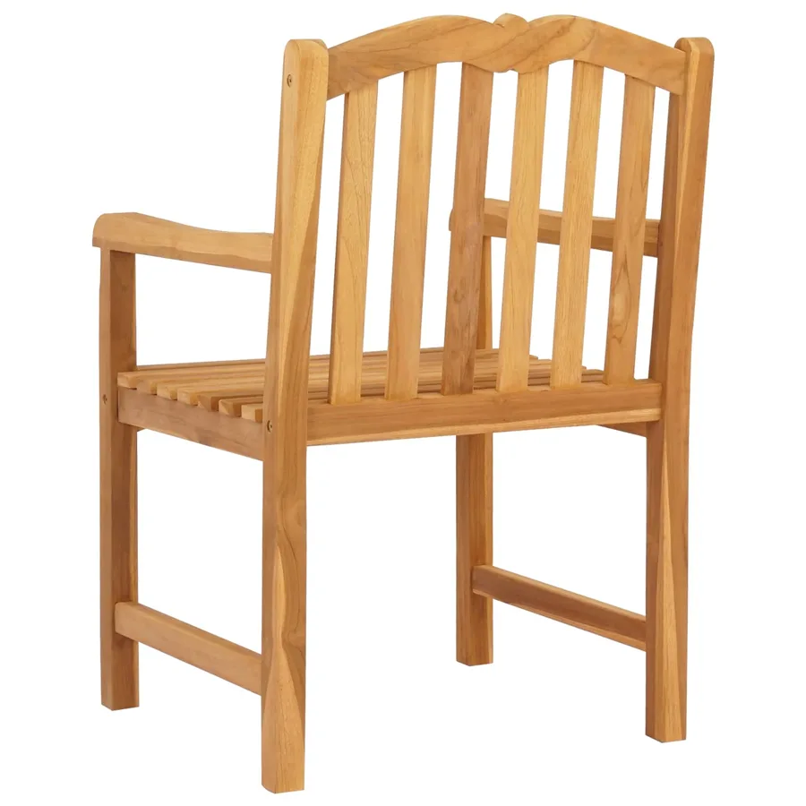 Chaise en rose sculptée à la main 2 pcs Naturel - 6