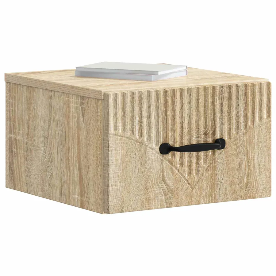 Cabinet de chevet mural Chêne Sonoma 34,5 x 33 x 20 cm - 3