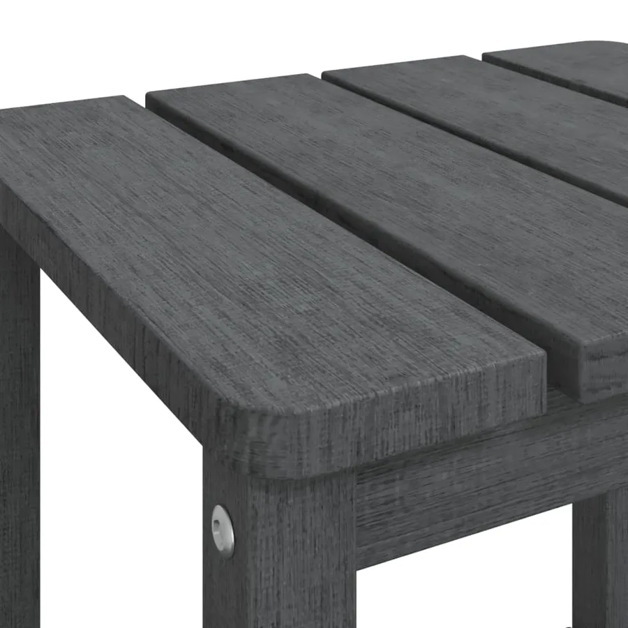 Table de jardin Adirondack Anthracite 38x38x46 cm PEHD - 6