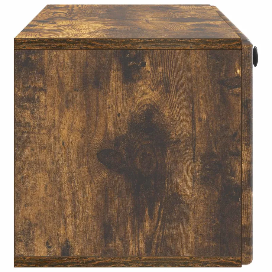 Meuble TV mural Chêne fumé 59,5 x 31 x 30 cm Bois d'ingénierie - 7