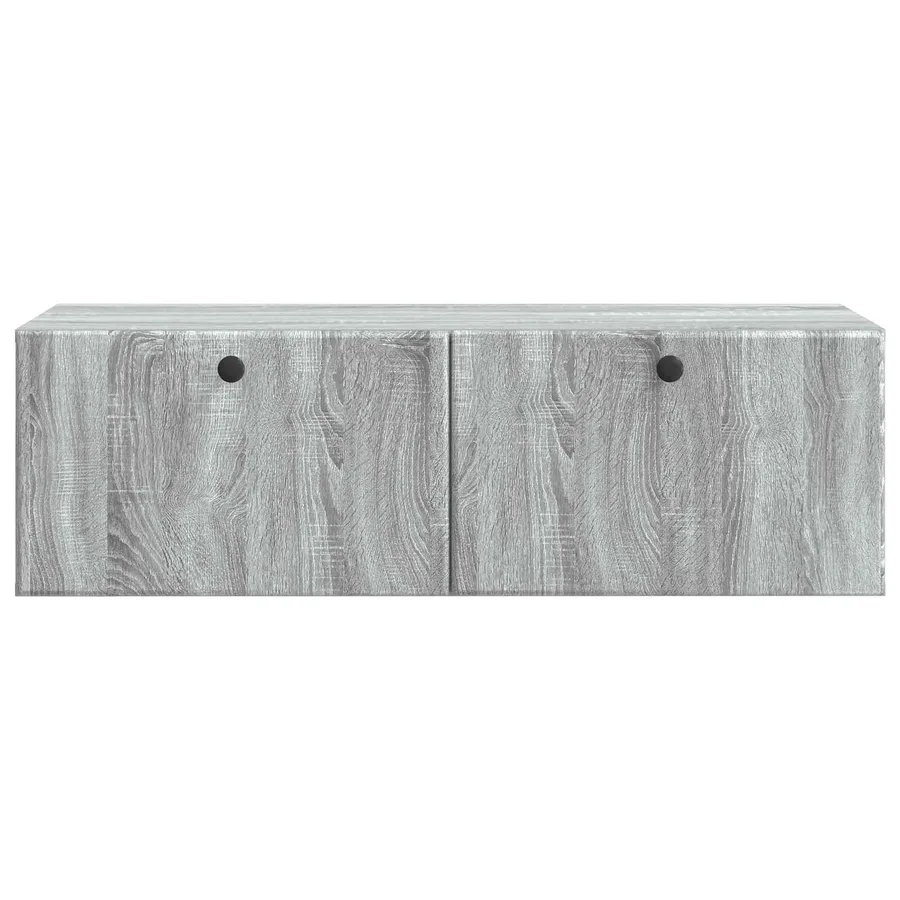 Meuble TV mural 98 x 41 x 30 cm Sonoma gris Bois d'ingénierie - 6