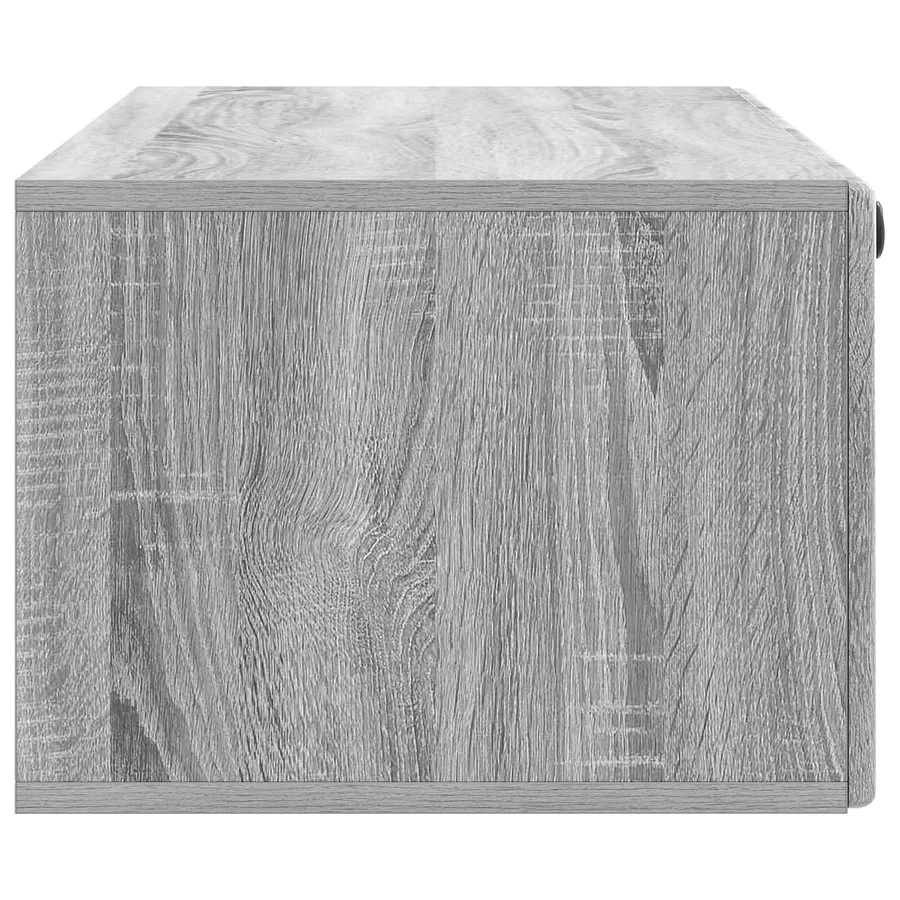 Meuble TV mural 98 x 41 x 30 cm Sonoma gris Bois d'ingénierie - 7
