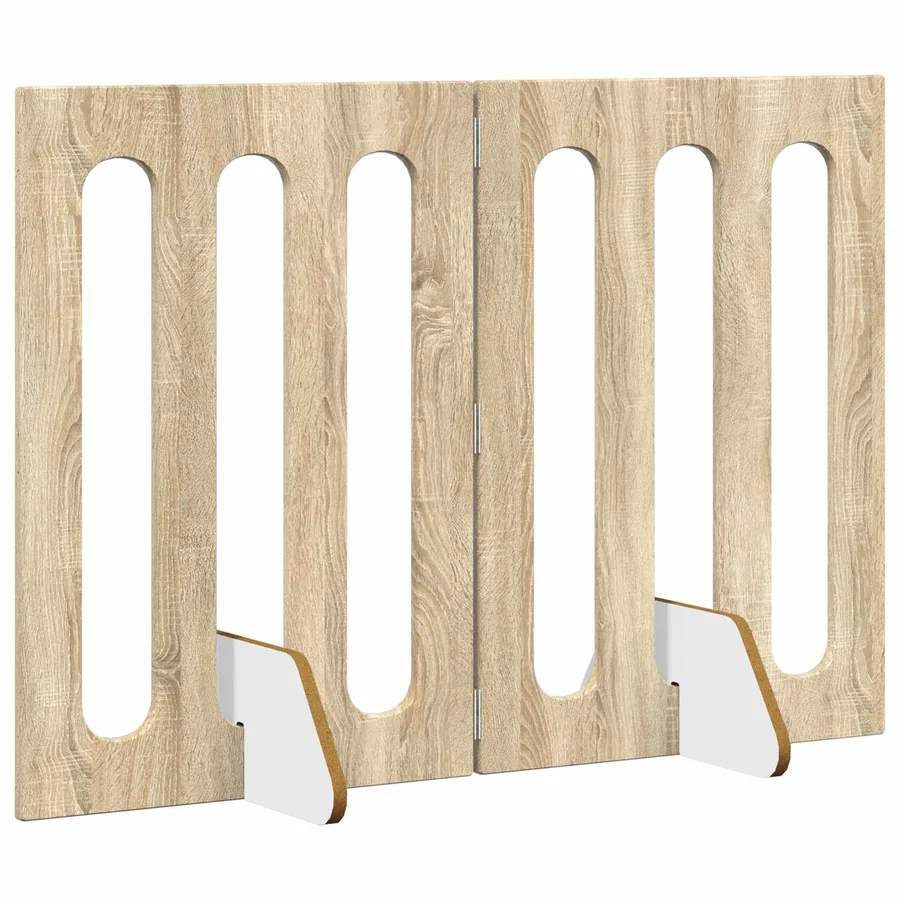Clôture pliable pour animaux 2 pcs Chêne Sonoma - 3