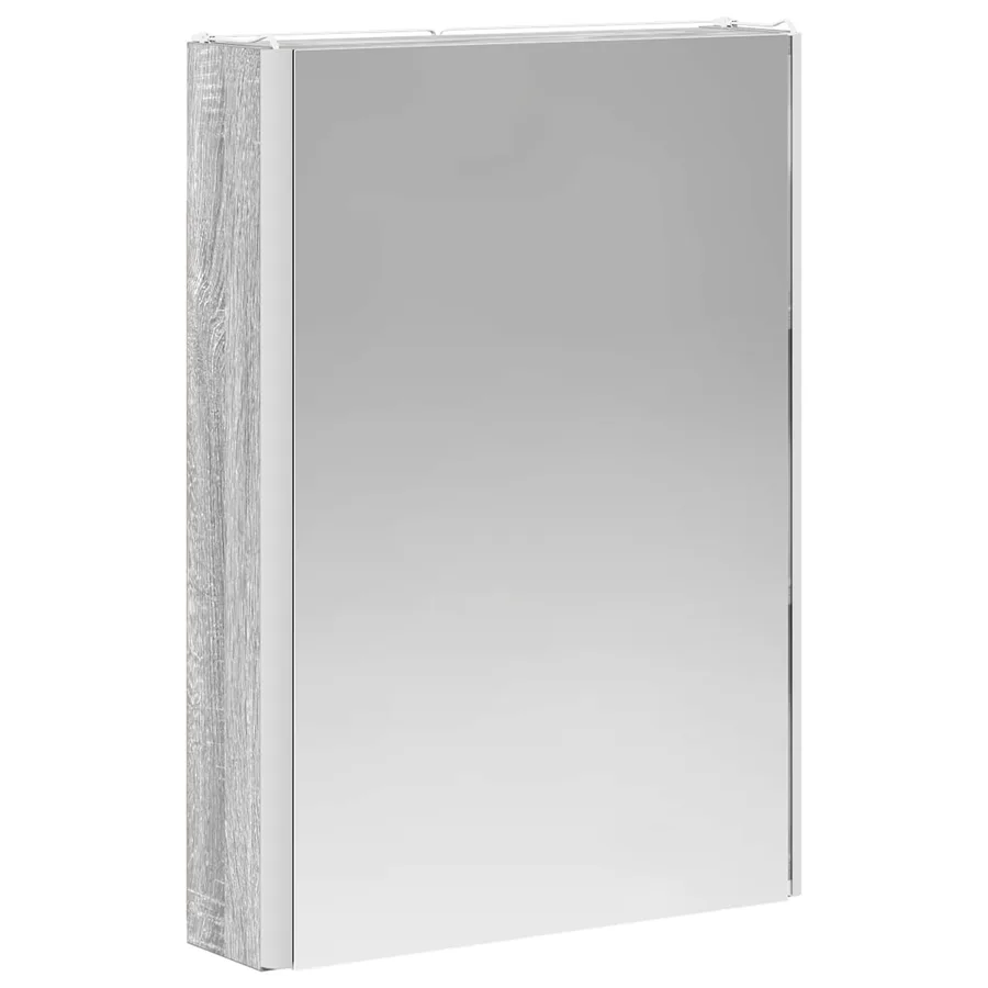 Ensemble d'armoire de salle de bain 5 pcs Sonoma gris - 7