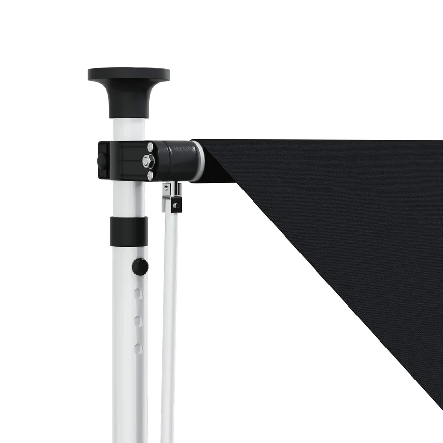 Auvent rétractable manuel Noir 350 cm - 4
