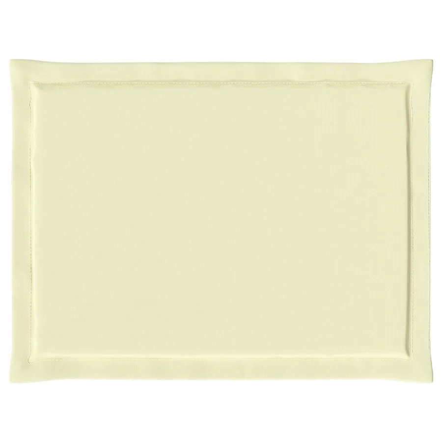 Coussins de siège 4 pcs Crème 47 x 36 x 2 cm Polyester - 5
