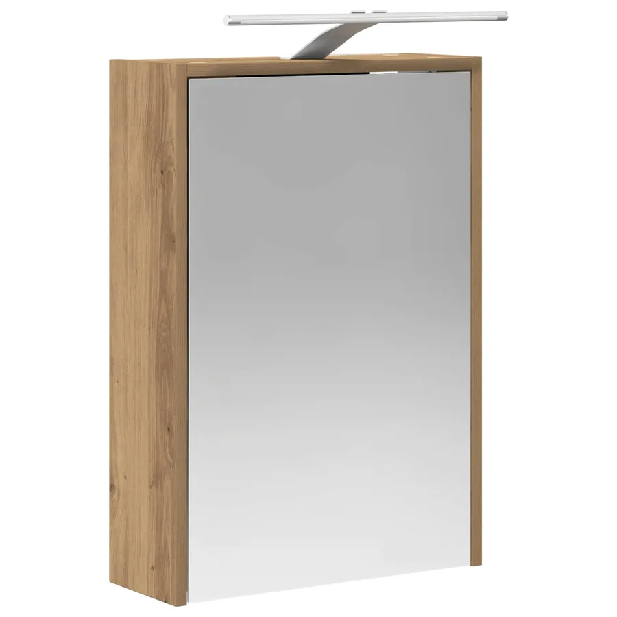 Ensemble d'armoire de salle de bain 5 pc Chêne artisanal - 7