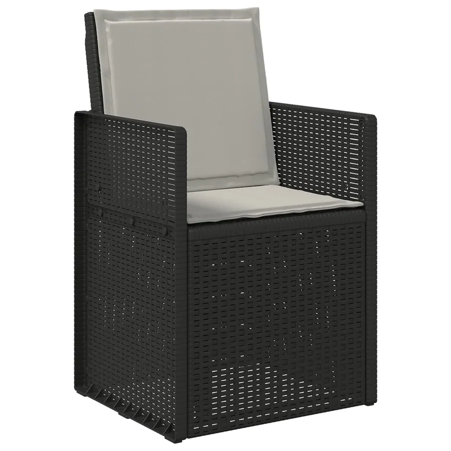 Coussins de siège et de dos 2 pcs Gris clair 47 x 45 x 2 cm - 3
