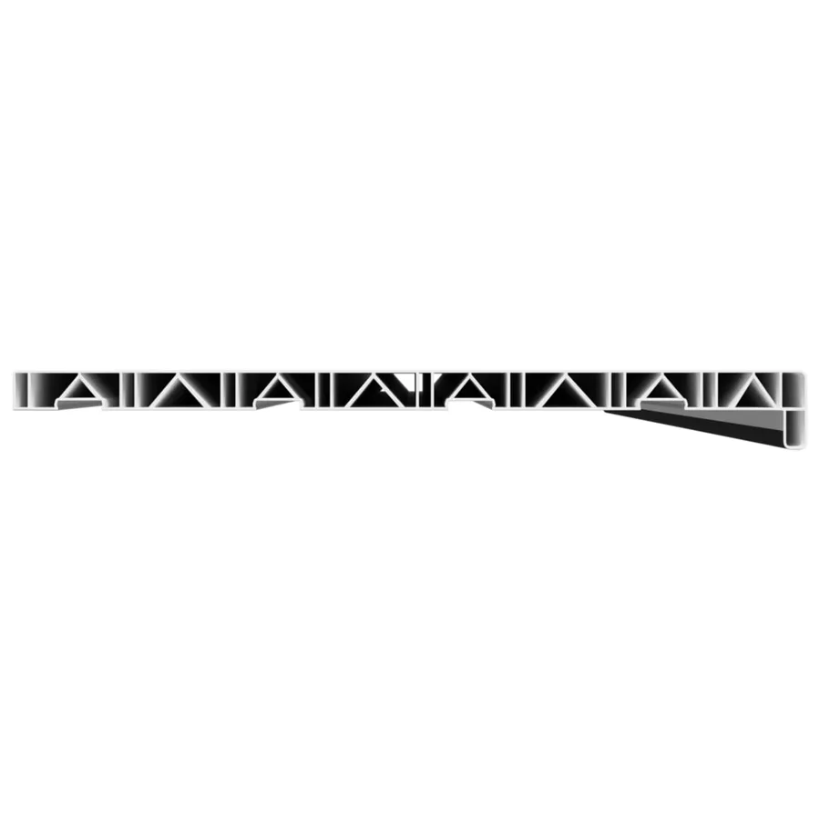 Appui de fenêtre Noir avec grain de bois 120 x 40 x 4,5 cm PVC - 4