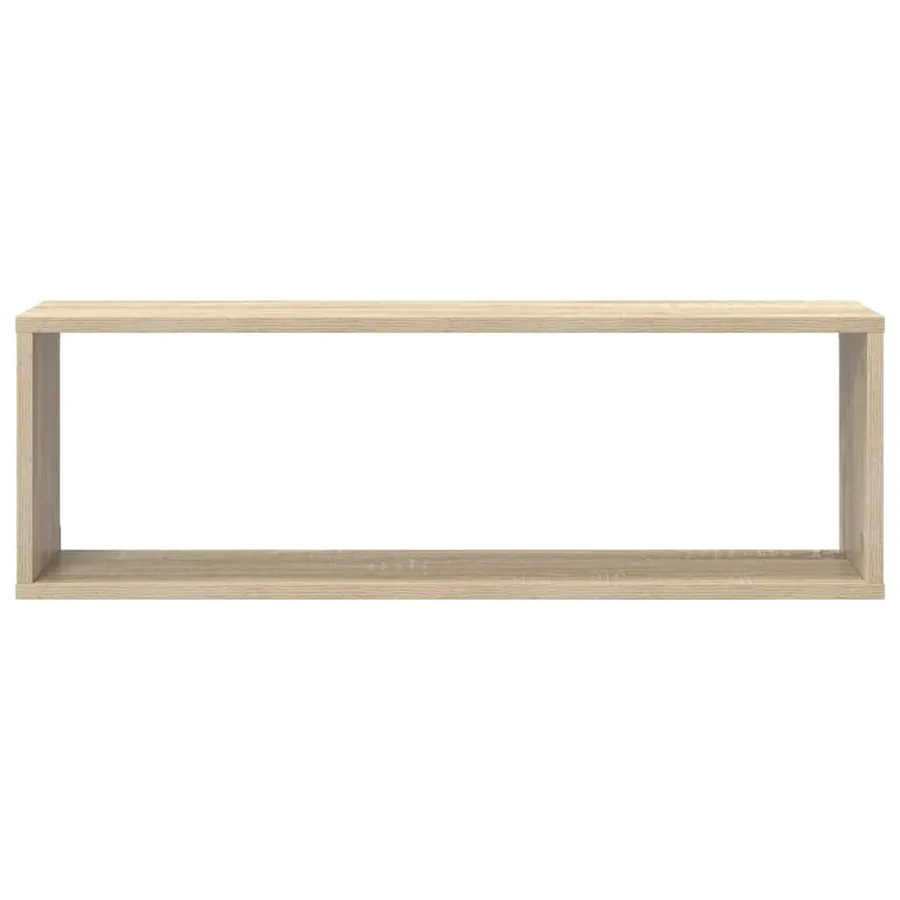 Wall cube shelves 4 pcs Sonoma oak 80x15x26.5 cm - 6