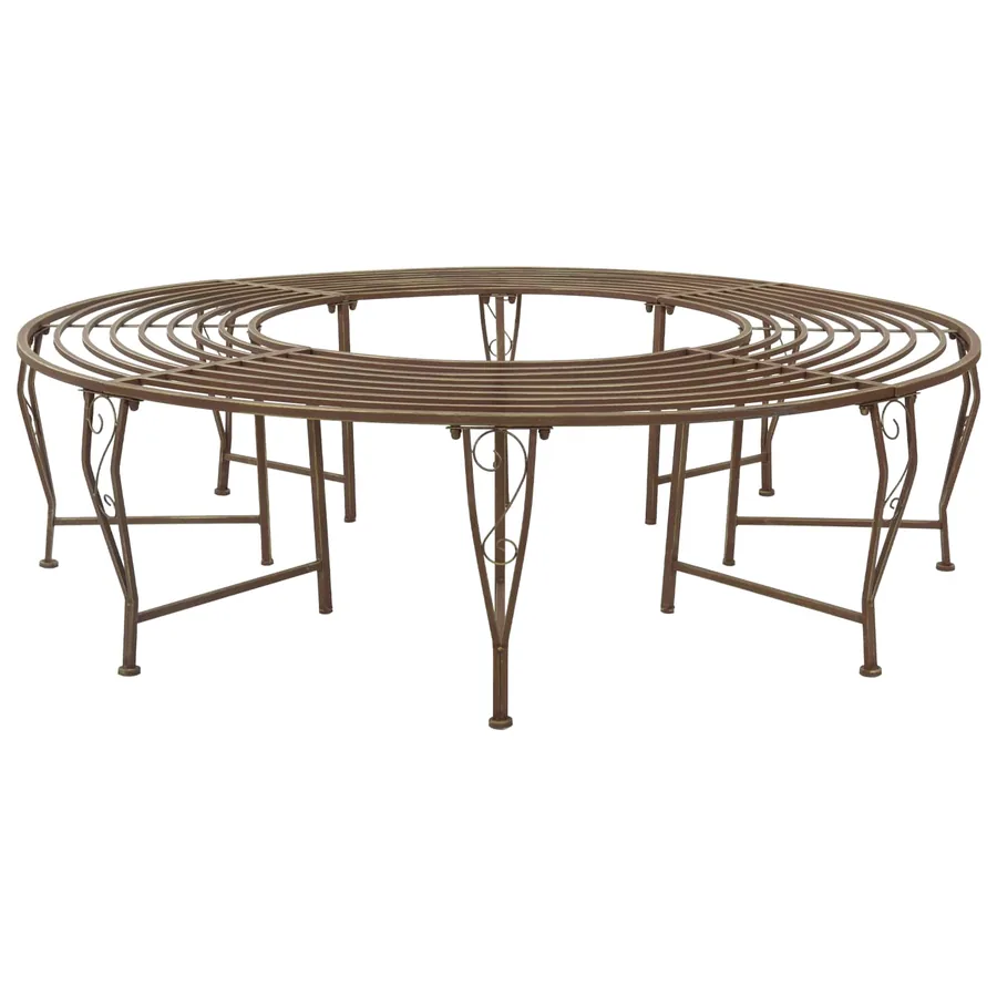 Banc d'Arbre 8-Nombre de places Ø 160 x 44 cm Acier