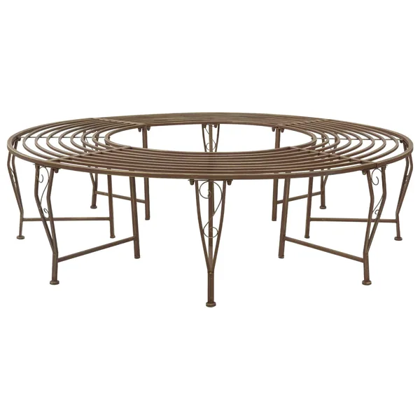 Banc d'Arbre 8-Nombre de places Ø 160 x 44 cm Acier
