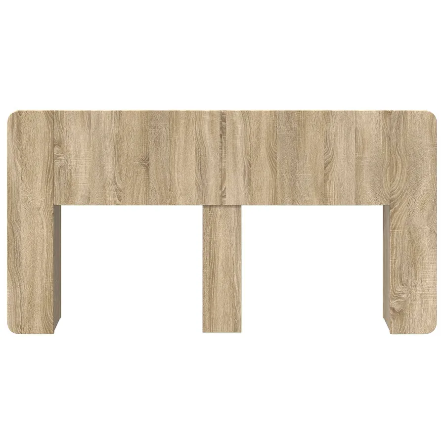 Cabinet de Tête de Lit Chêne Sonoma Bois d'ingénierie - 5