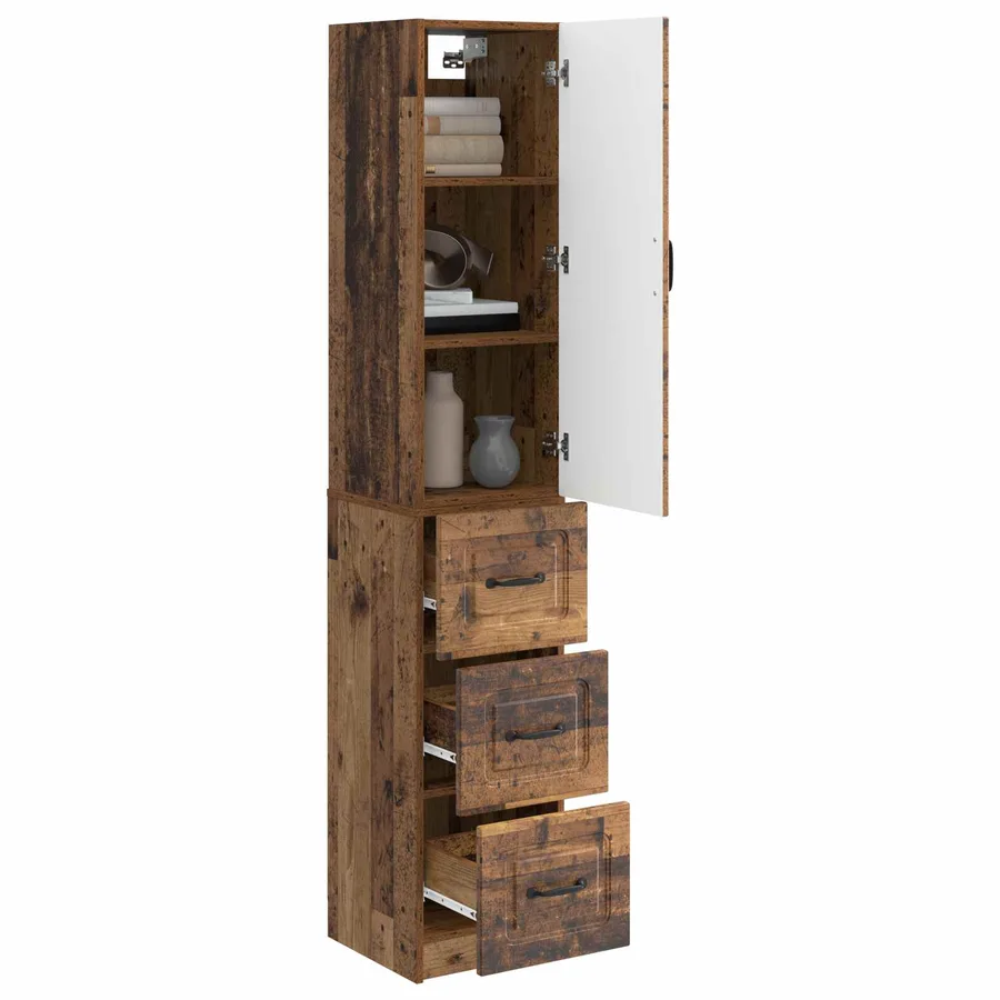 Ensemble de Meubles 2 pcs Bois ancien 33 x 34,5 x 87 cm - 3