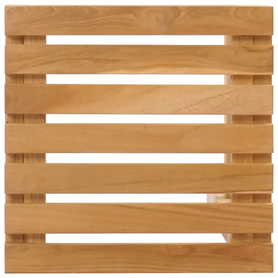 Tabouret de bar 4 pcs Naturel Bois de teck massif - 6