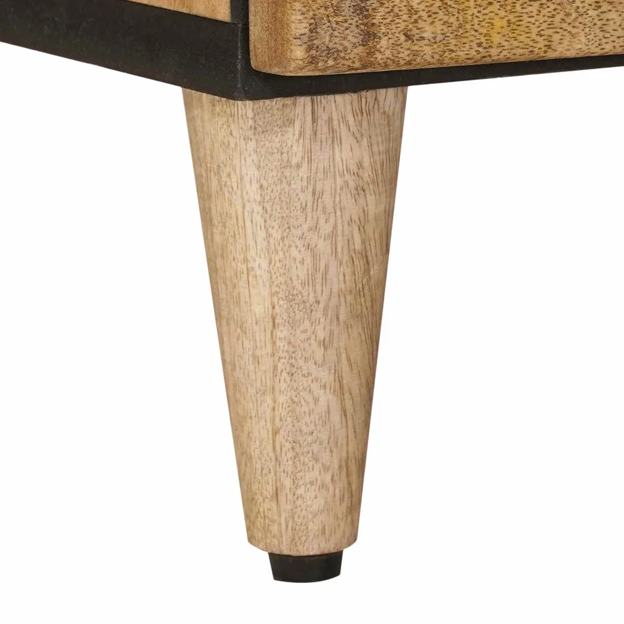 Buffet Naturel 40 x 33 x 75 cm Bois de mangue massif - 8