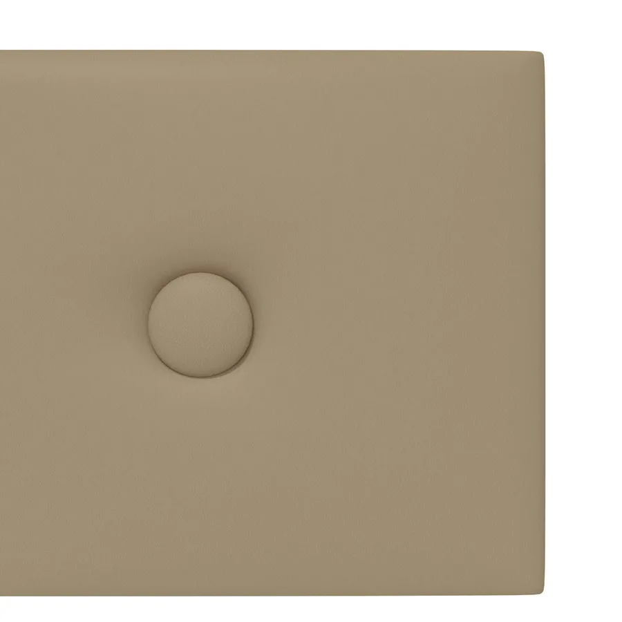 Tête de lit murale 12 pcs Cappuccino 60 x 15 cm Simili cuir - 5