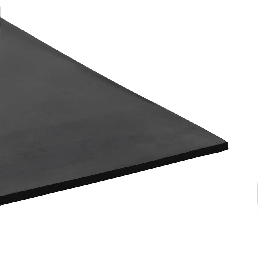 Tapis de sol Noir 1,2 x 2 m Caoutchouc - 4