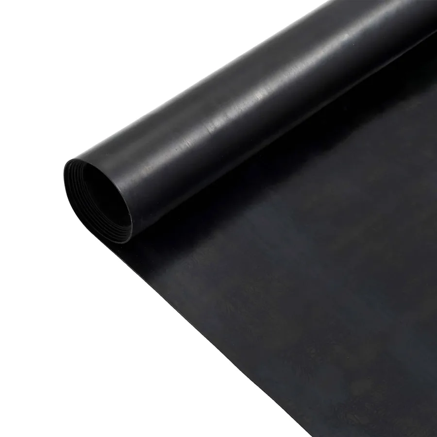 Tapis de sol Noir 1,2 x 5 m Caoutchouc - 3