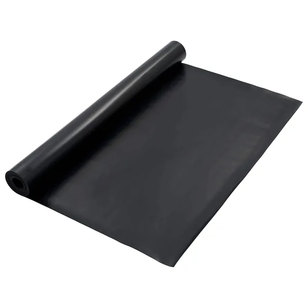Tapis de sol Noir 1,2 x 5 m Caoutchouc