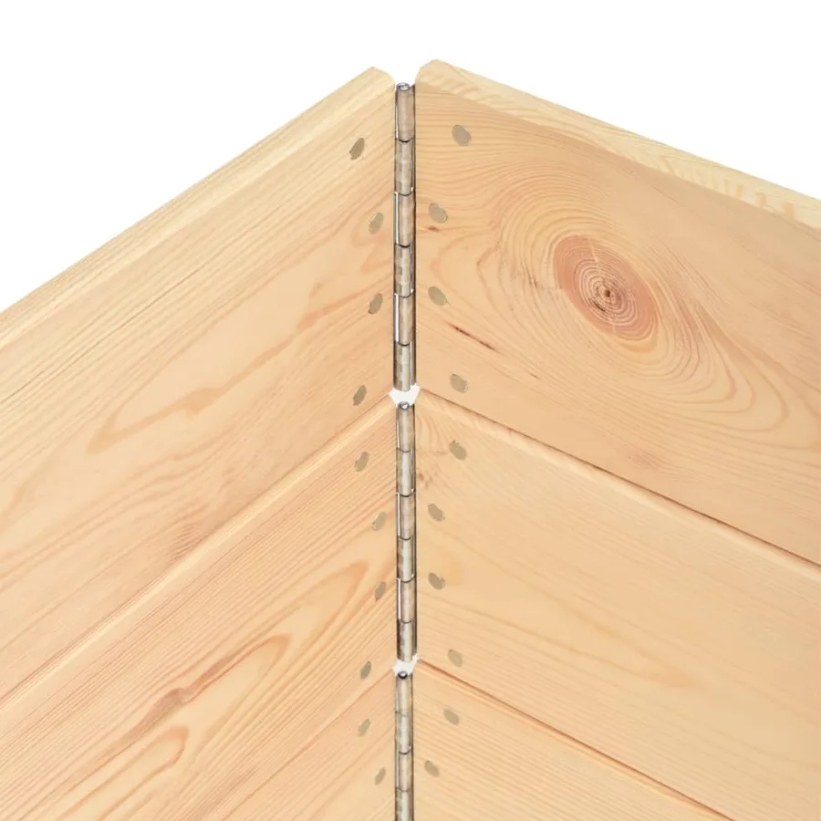 Jardinières surélevées 3 pcs 80x120 cm Bois de pin solide - 6