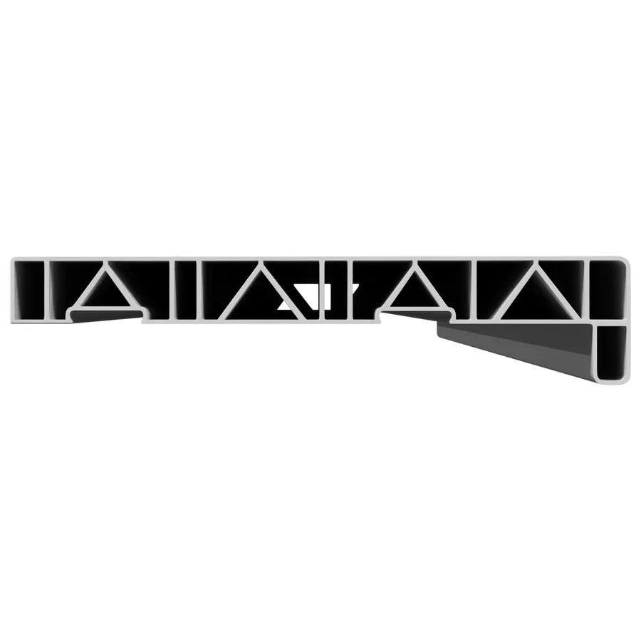 Appui de fenêtre Blanc 140 x 20 x 4,5 cm PVC - 4