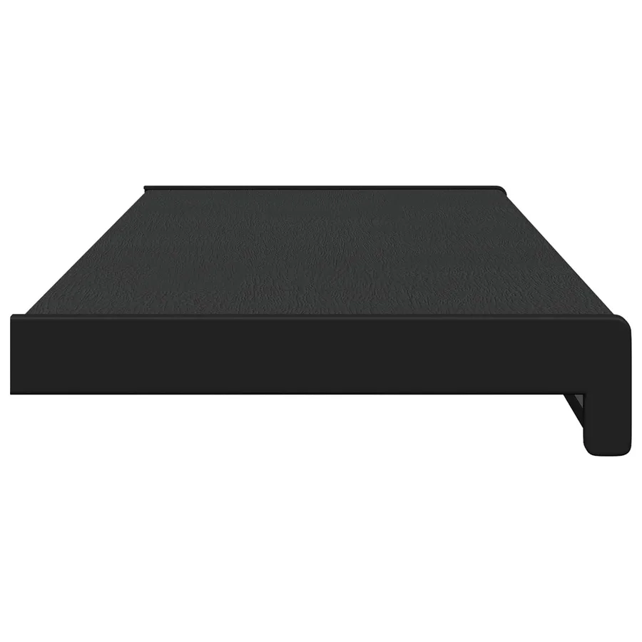 Appui de fenêtre Noir avec grain de bois 80 x 20 x 4,5 cm PVC - 6