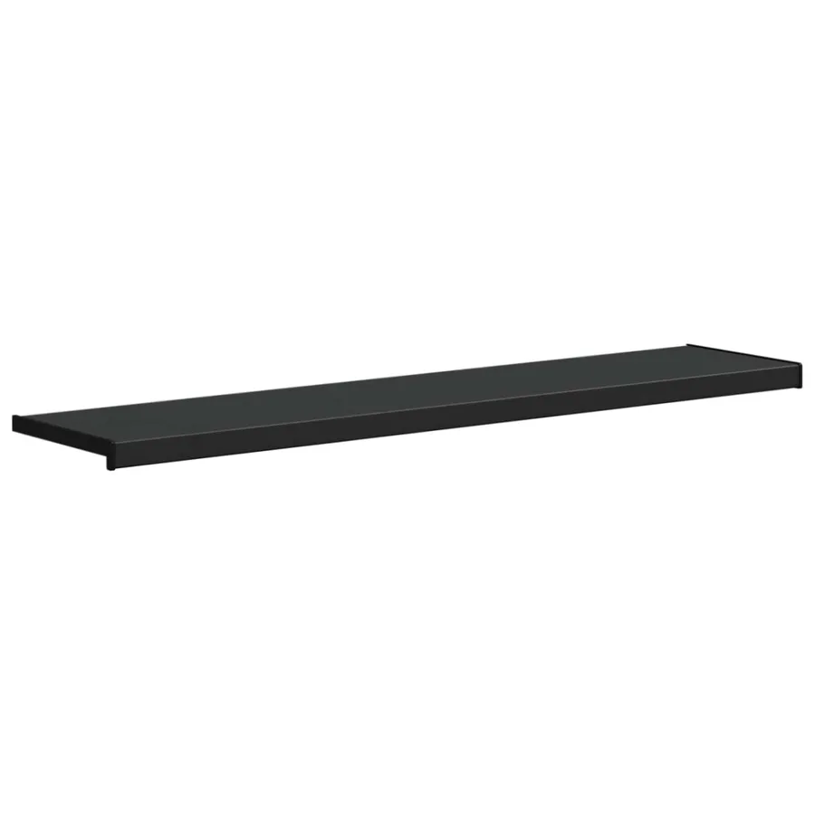 Appui de fenêtre Noir avec grain de bois 120 x 35 x 4,5 cm PVC - 3