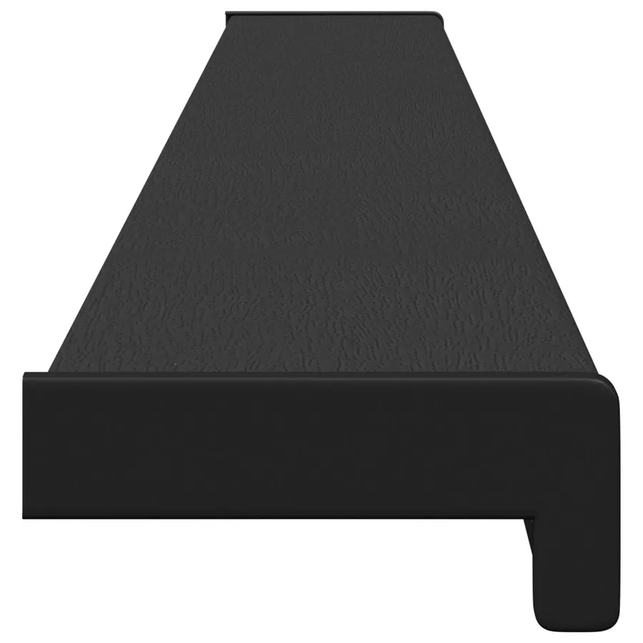 Appui de fenêtre Noir avec grain de bois 140 x 10 x 4,5 cm PVC - 6