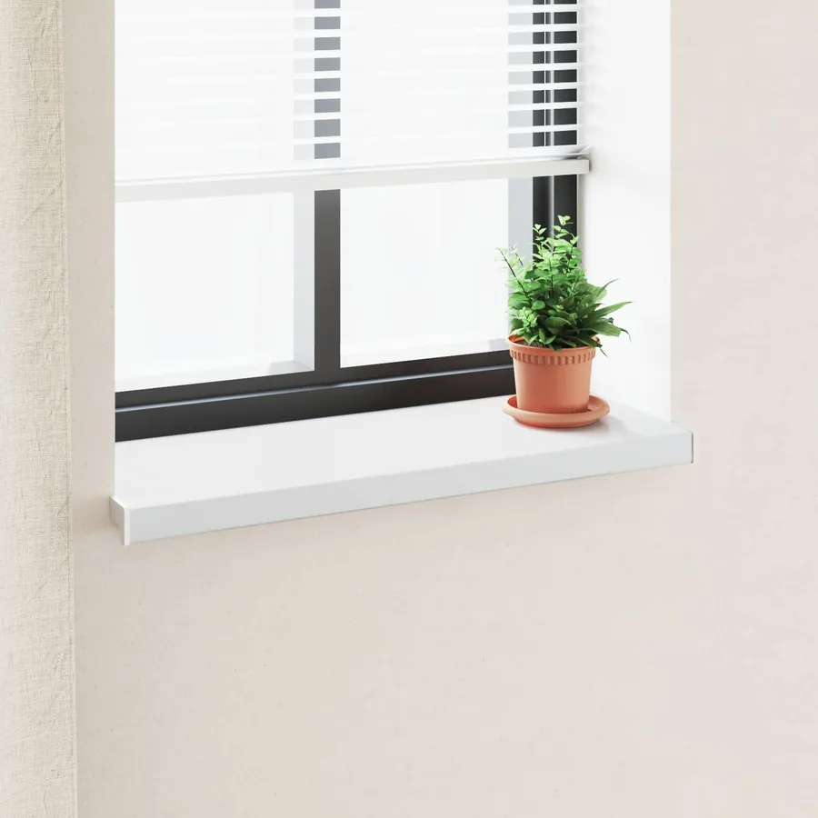 Appui de fenêtre Blanc 100 x 30 x 4,5 cm PVC
