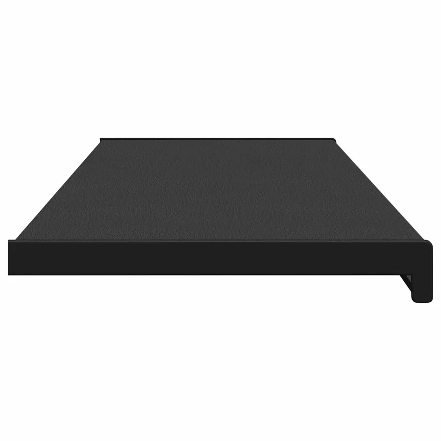 Appui de fenêtre Noir avec grain de bois 160 x 35 x 4,5 cm PVC - 6