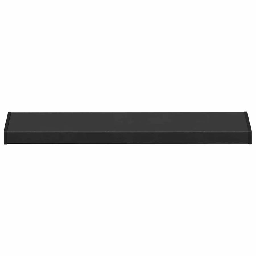 Appui de fenêtre Noir avec grain de bois 100 x 25 x 4,5 cm PVC - 5