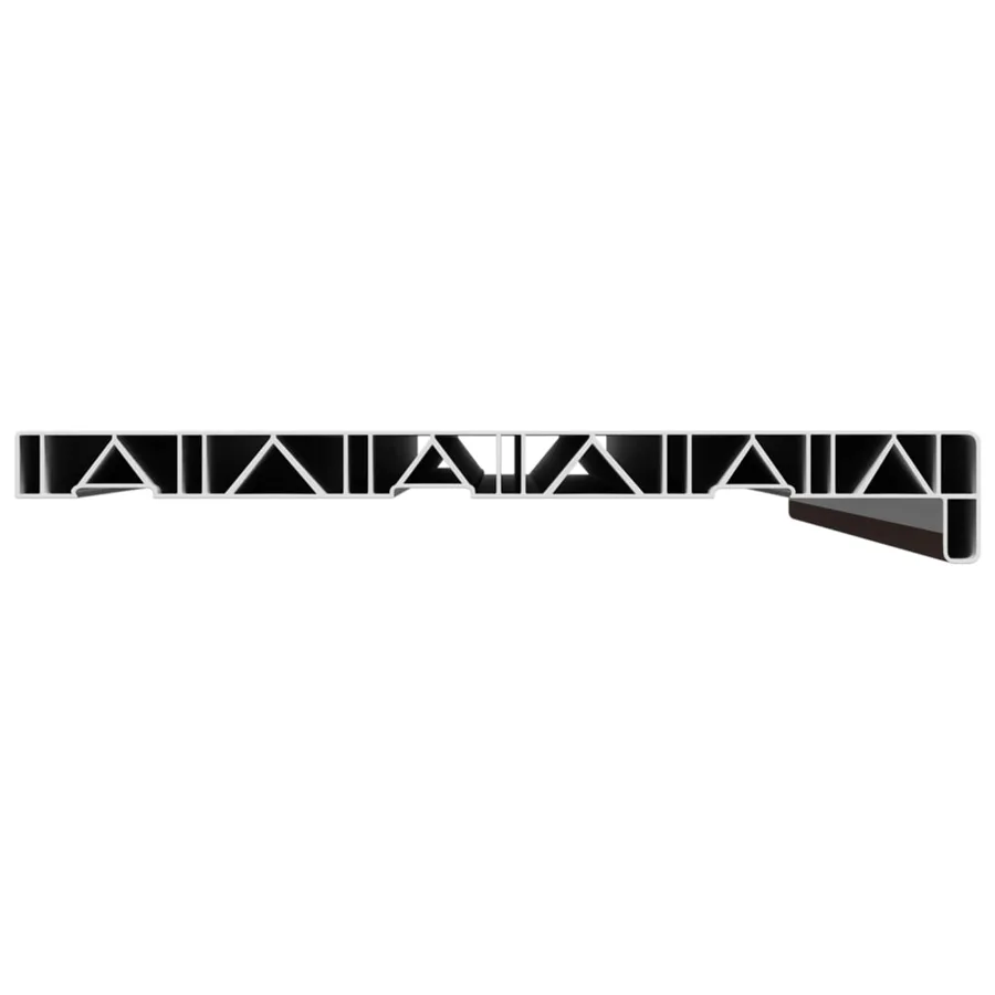 Appui de fenêtre Bois marron 60 x 35 x 4,5 cm PVC - 4
