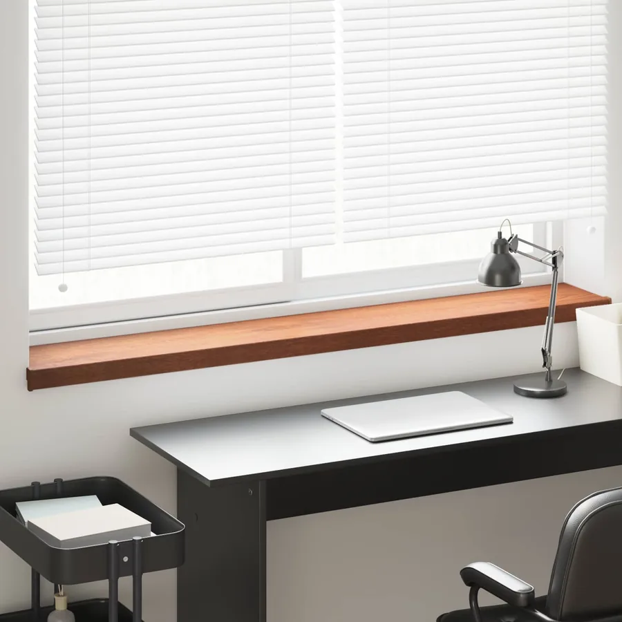 Appui de fenêtre Bois marron 140 x 20 x 4,5 cm PVC