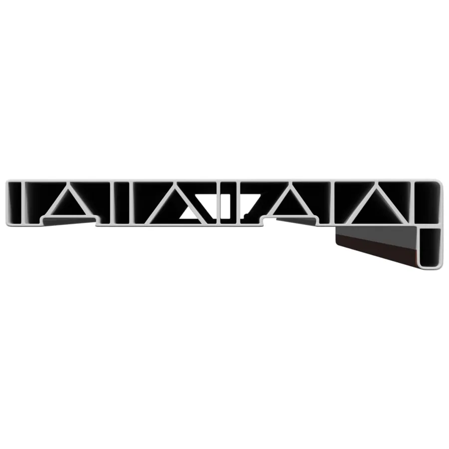 Appui de fenêtre Bois marron 60 x 25 x 4,5 cm PVC - 4