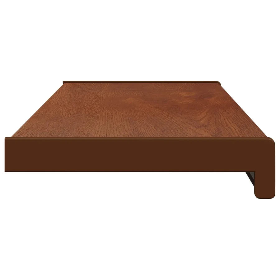 Appui de fenêtre Bois marron 60 x 25 x 4,5 cm PVC - 6